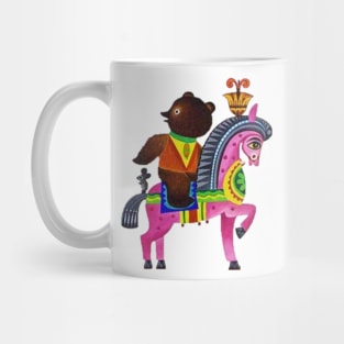 Bear on the hourse Mug